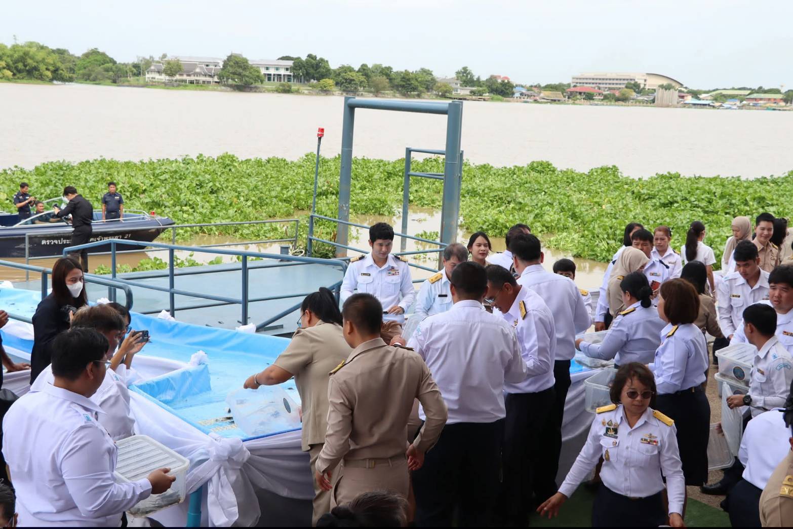 title - ปฏิรูปที่ดินจังหวัดพระนครศรีอยุธยา ปฏิบัติหน้าที่ในตำแหน่ง ผู้อำนวยการศูนย์ส่งเสริมและพัฒนาอาชีพเสริมนอกภาคการเกษตร ร่วมพิธีปล่อยพันธุ์สัตว์น้ำเฉลิมพระเกียรติและน้อมรำลึกในพระมหากรุณาธิคุณ สมเด็จพระนางเจ้าสิริกิติ์ พระบรมราชินีนาถ พระบรมราชชนนีพันปีหลวง เนื่องในโอกาสวันคล้ายวันพระราชสมภพ 12 สิงหาคม 2569 ณ ท่าชัยยุทธ ศูนย์ส่งเสริมและพัฒนาอาชีพเสริมนอกภาคการเกษตร